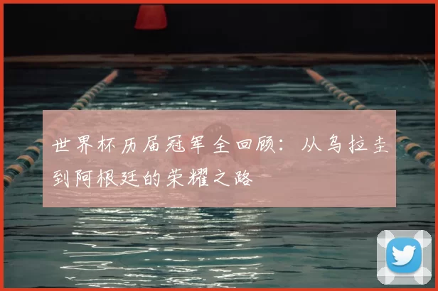 世界杯历届冠军全回顾:从乌拉圭到阿根廷的荣耀之路