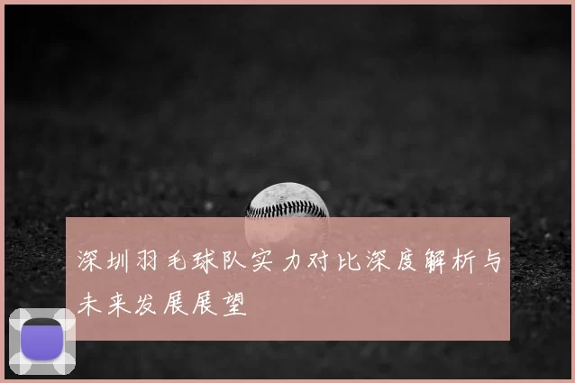 深圳羽毛球队实力对比深度解析与未来发展展望